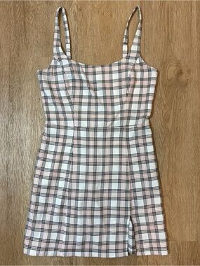 Aeropostale Plaid Mini Dress
